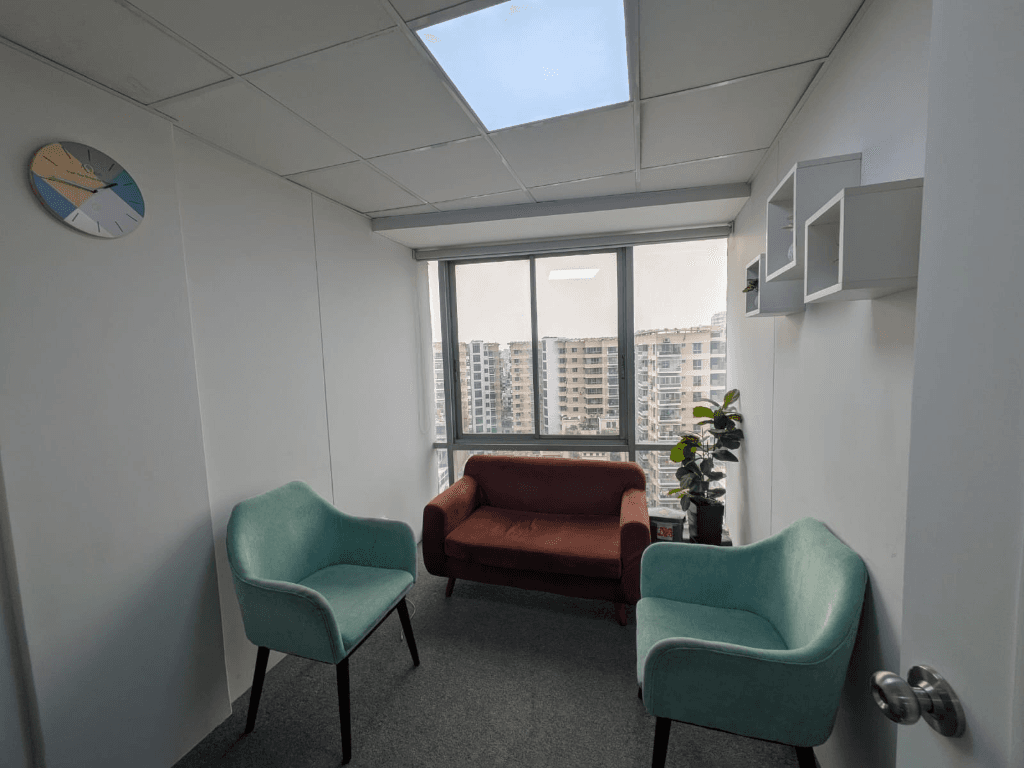 Comforting counseling room at AQIDAH